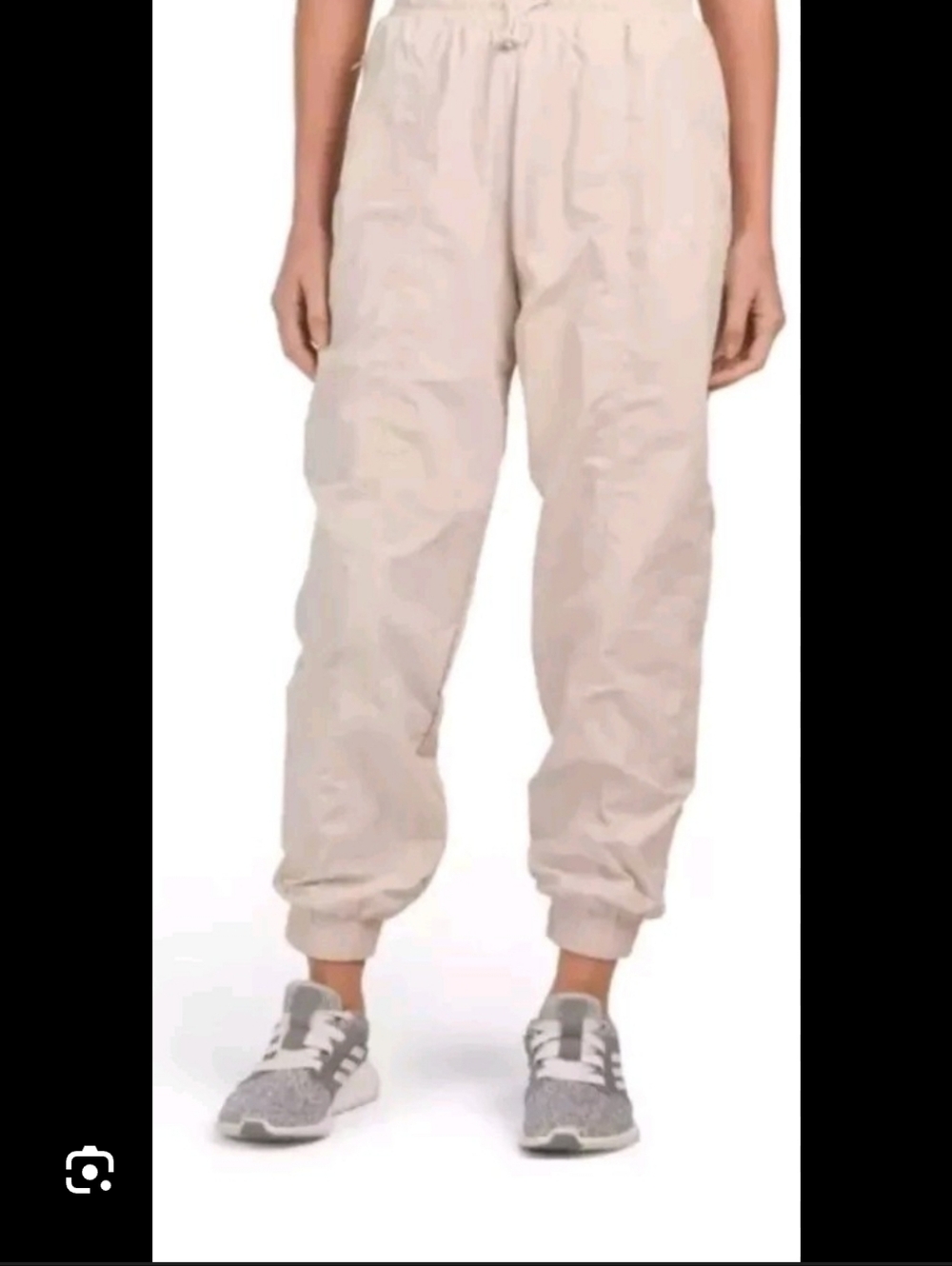Women's Wilo the Label Parachute Lightweight Jogger Pants - Beige, Sz XS